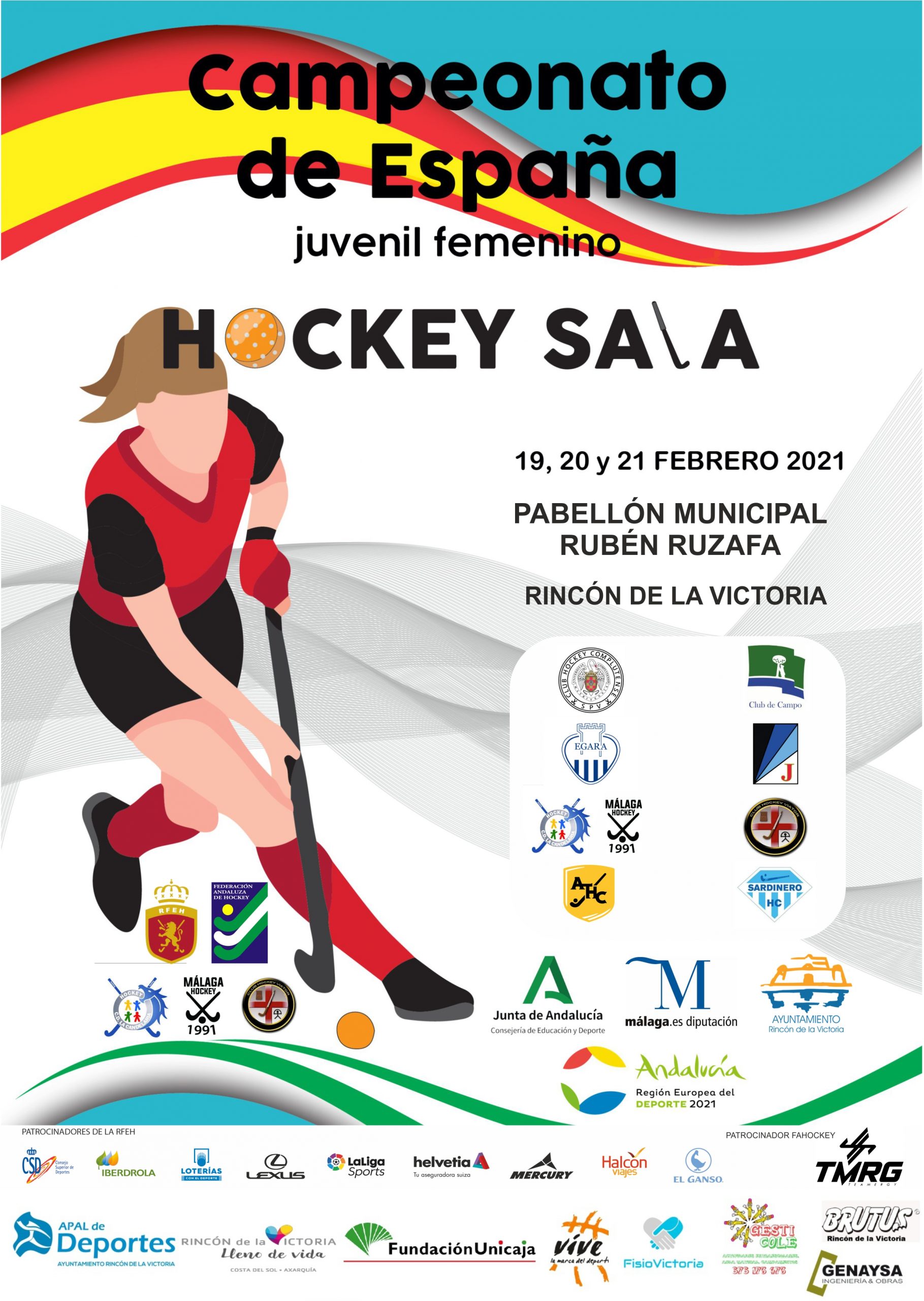 El Rincón de la Victoria cuenta las horas para el inicio del Campeonato de España Juvenil Femenino de Hockey Sala