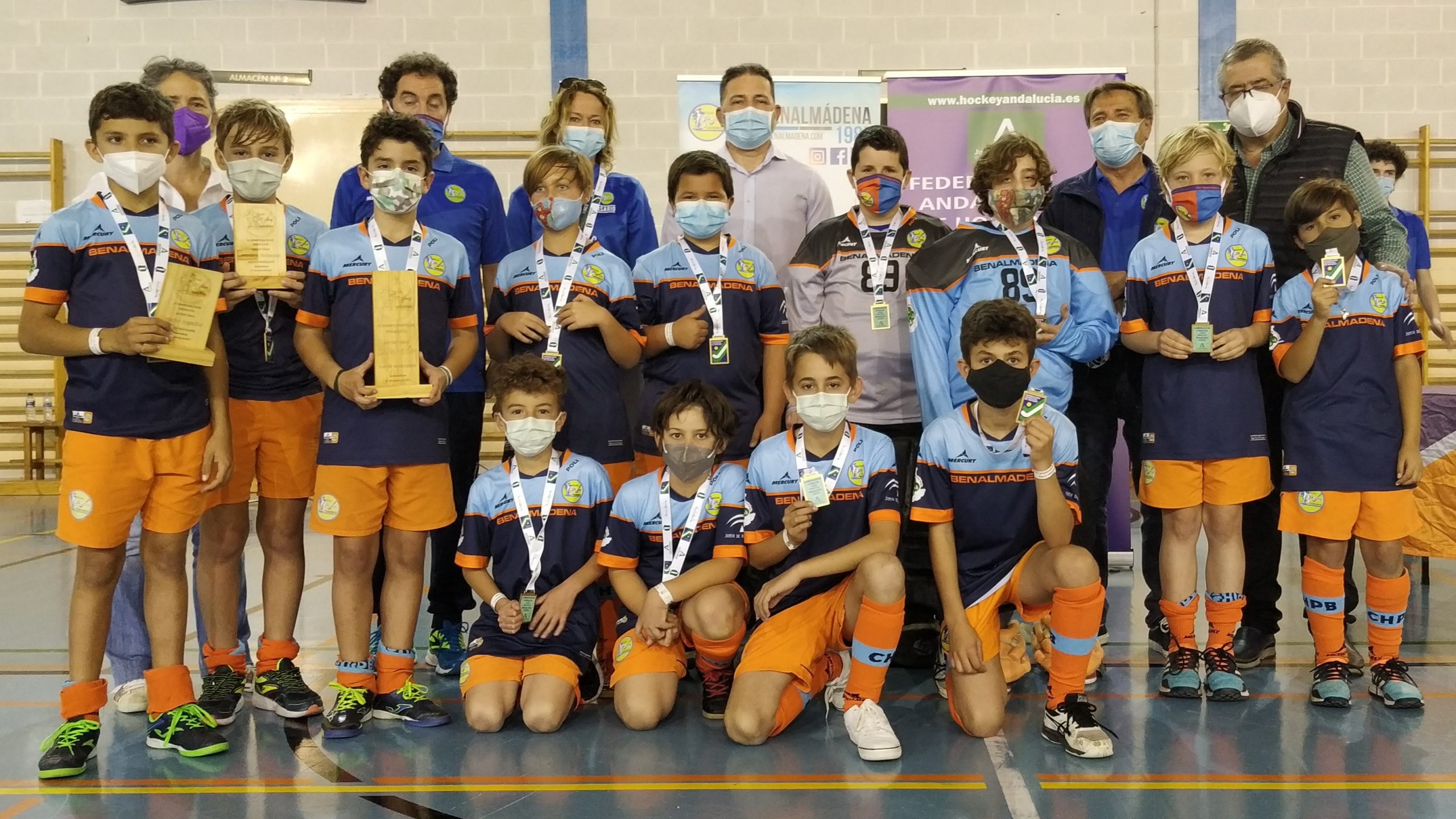 El Benalmádena Lexus se hace con el Campeonato de Andalucía de Hockey Sala Alevín Masculino