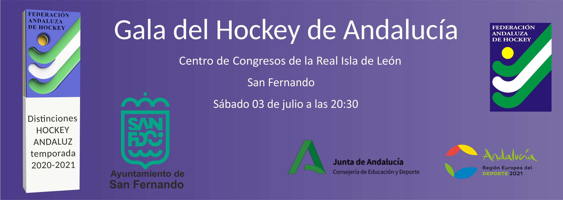 El hockey andaluz ya tiene sus galardonados de la temporada 20/21