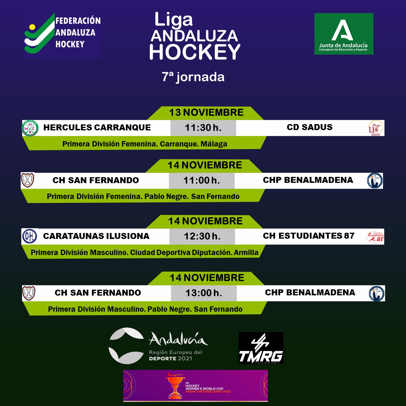 La séptima jornada arranca hoy en Carranque