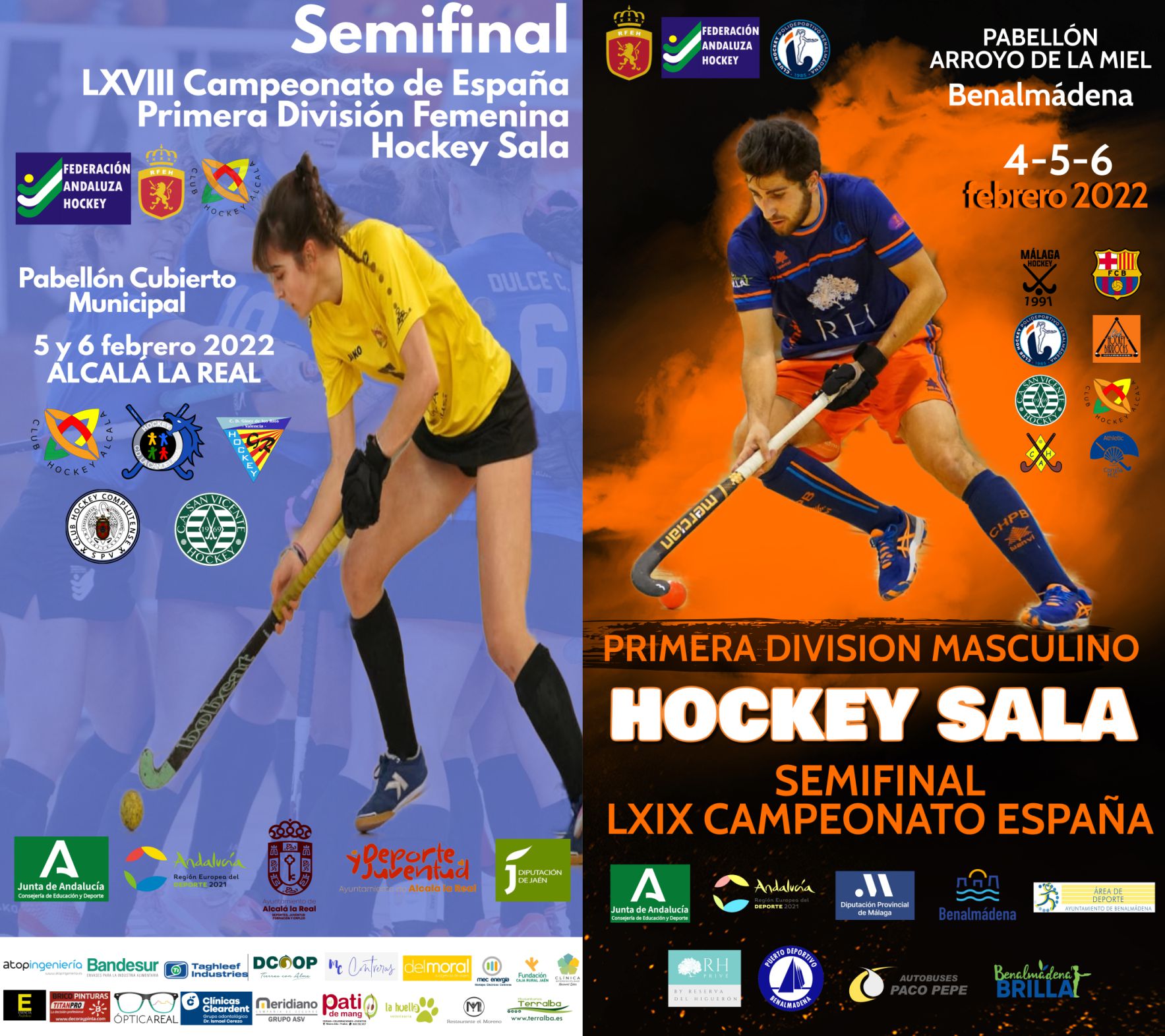 Andalucía sede de 4 semifinales de los Campeonatos de España de Hockey Sala