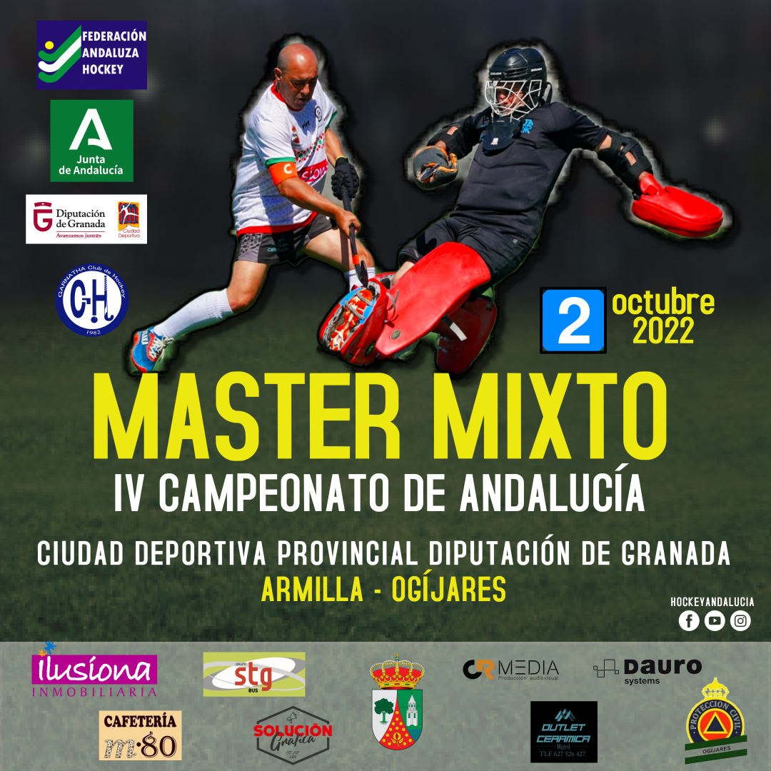 La primera cita del Campeonato de Andalucía Master Mixto hace parada en la Ciudad Deportiva Provincial de Granada