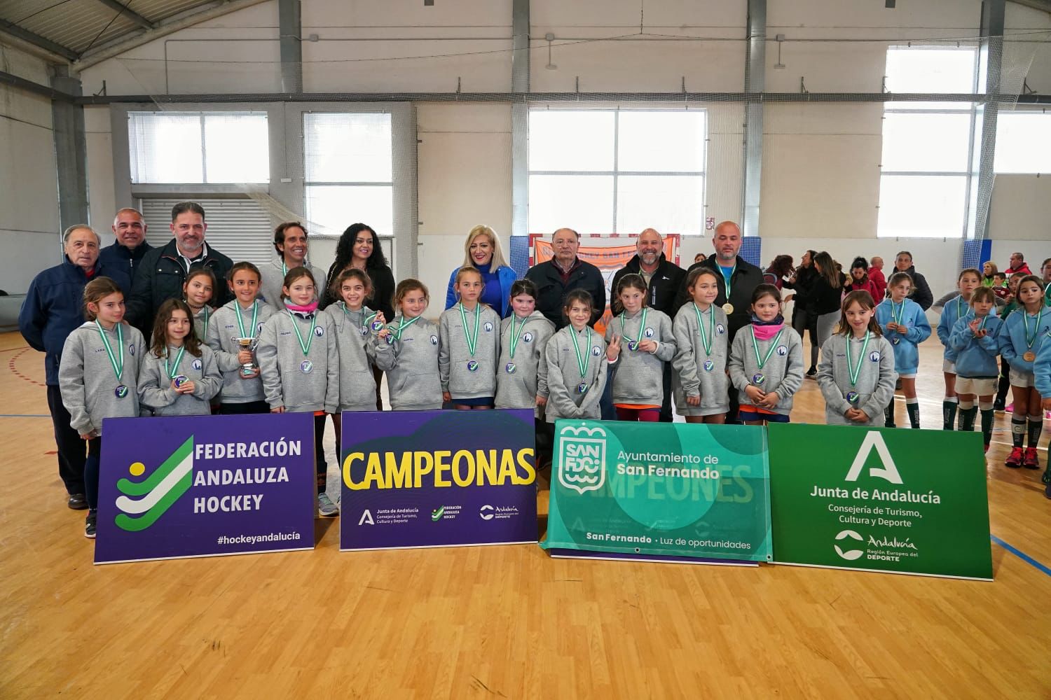 EL CHP BENALMÁDENA; NUEVAS CAMPEONAS DE ANDALUCÍA BENJAMINES DE SALA