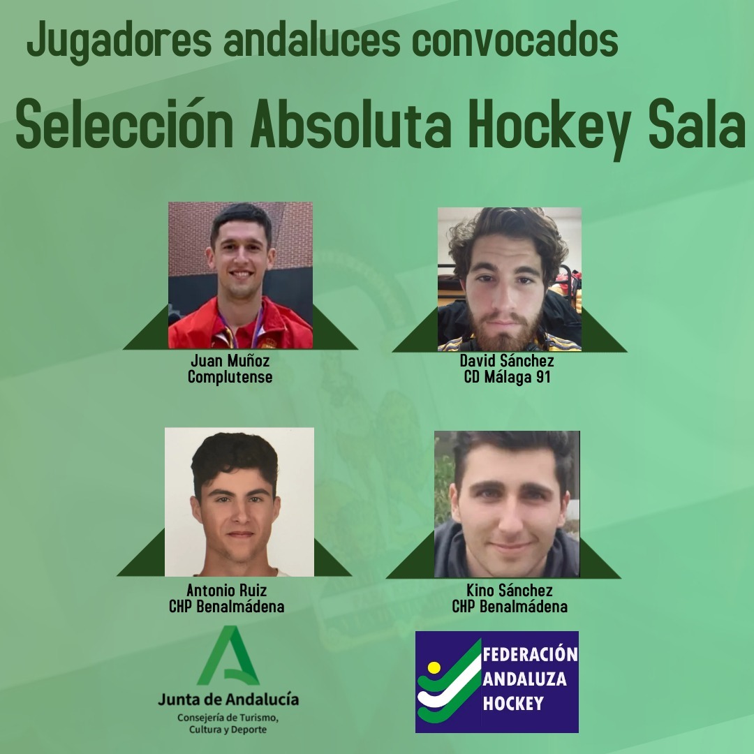 CUATRO JUGADORES ANDALUCES CONVOCADOS POR LA ABSOLUTA MASCULINA ESPAÑOLA DE SALA