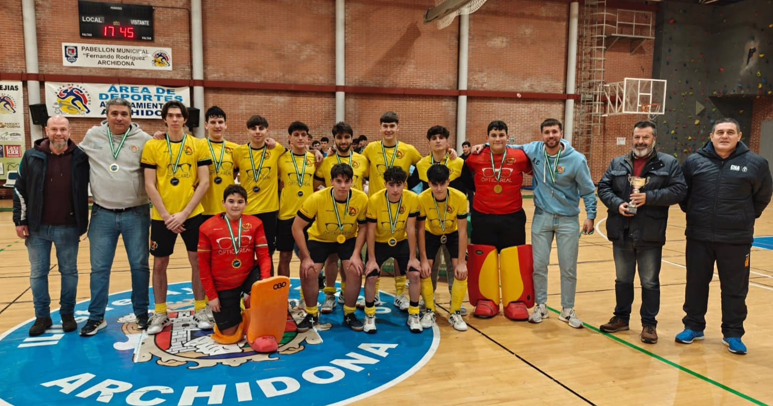 EL CH ALCALÁ, CAMPEONES DE ANDALUCÍA JUVENILES DE HOCKEY SALA