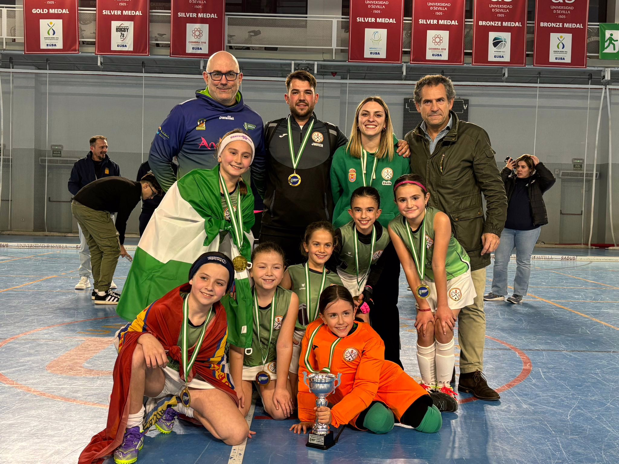 EL CH PECHINA, CAMPEONAS DE ANDALUCÍA BENJAMINES DE HOCKEY SALA