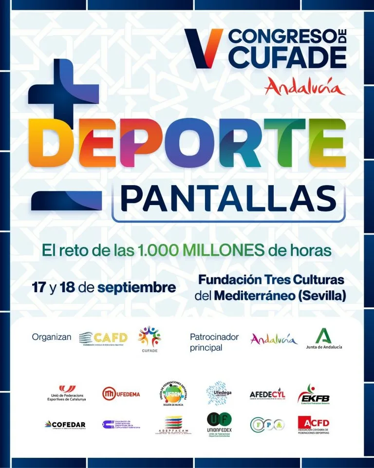 LLEGA EL V CONGRESO CUFADE: «MÁS DEPORTE, MENOS PANTALLAS».
