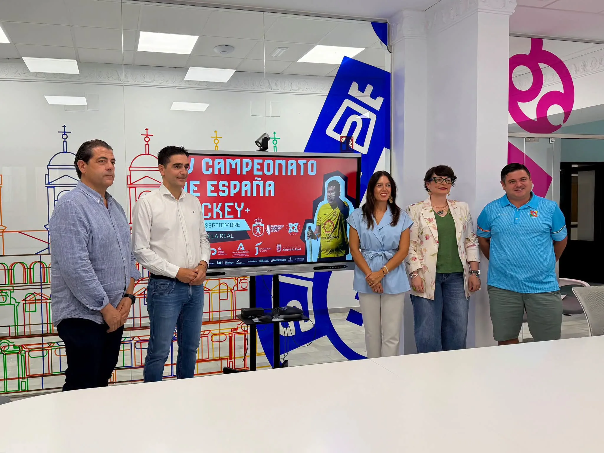 PRESENTADO EL CAMPEONATO DE ESPAÑA DE HOCKEY PLUS EN ALCALÁ LA REAL